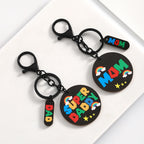 1Pc Mom And Super Daddy Keychain - Heartfelt Mother's Day And Fathers Day Gift from Daughter Son